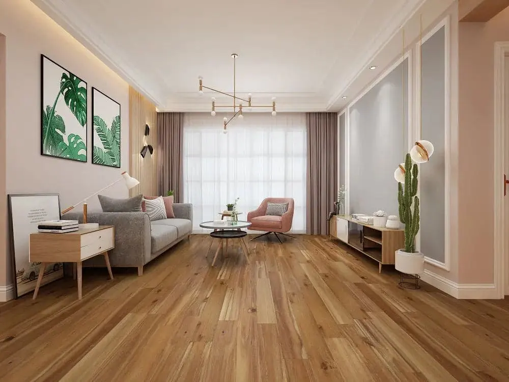 Hardwood flooring interior fit-out