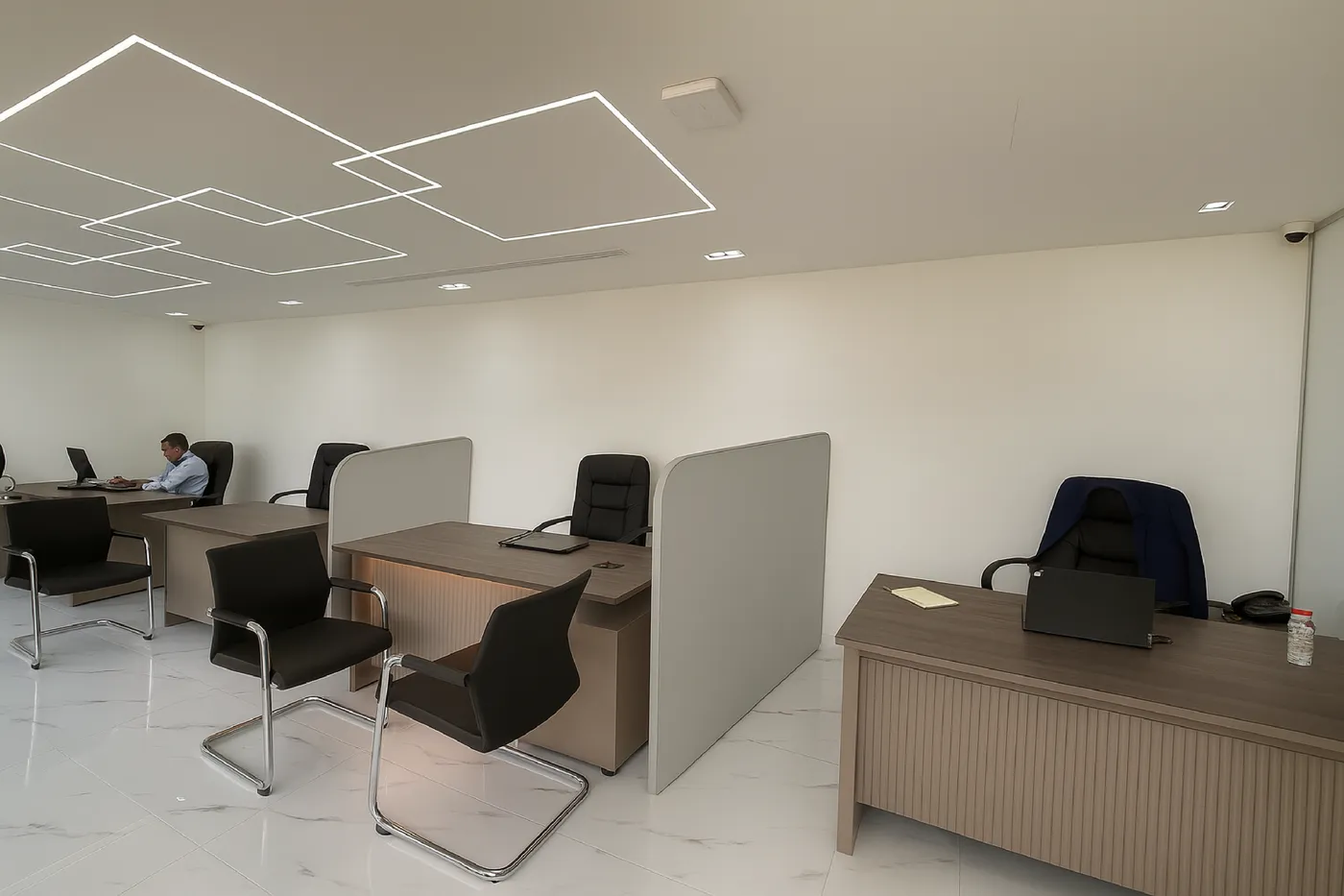 Office partition fit-out Dubai