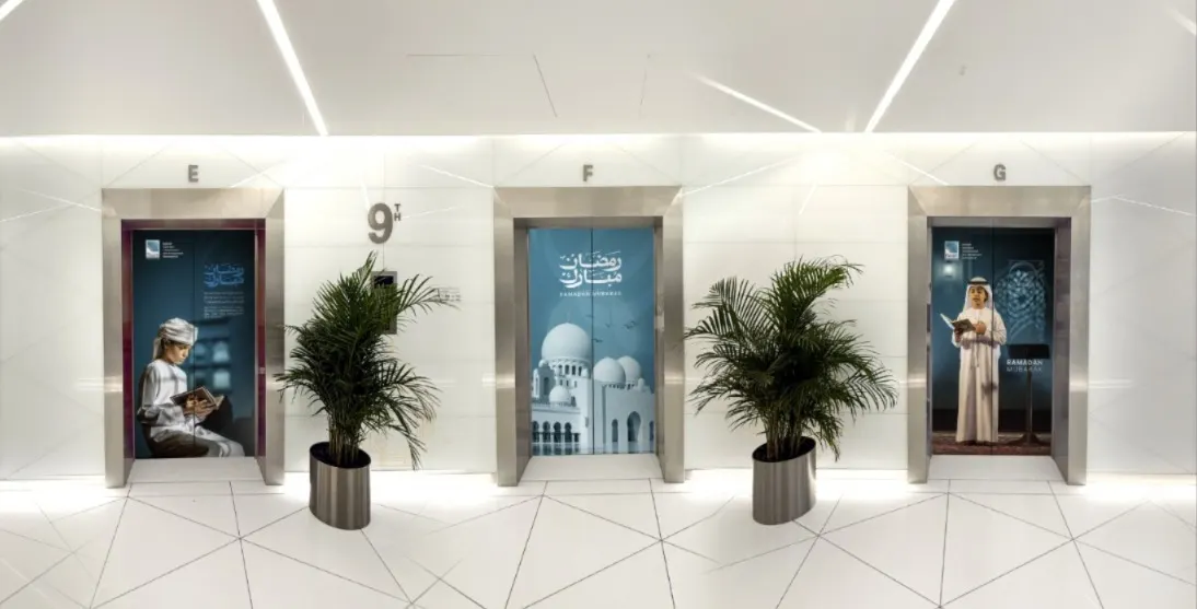 Site hoarding printed graphics UAE