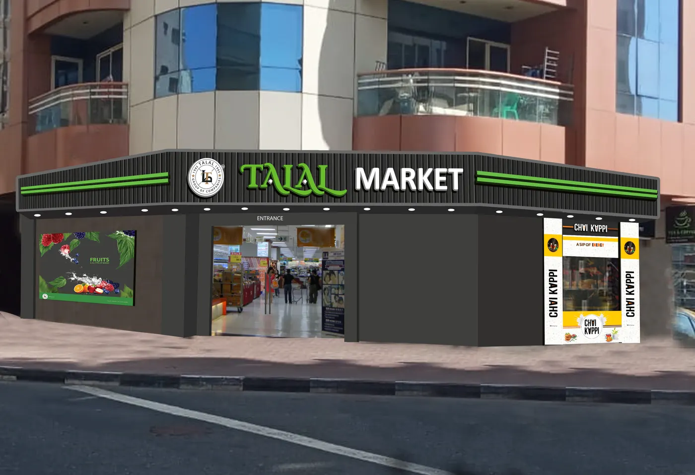 Fabricated sign board