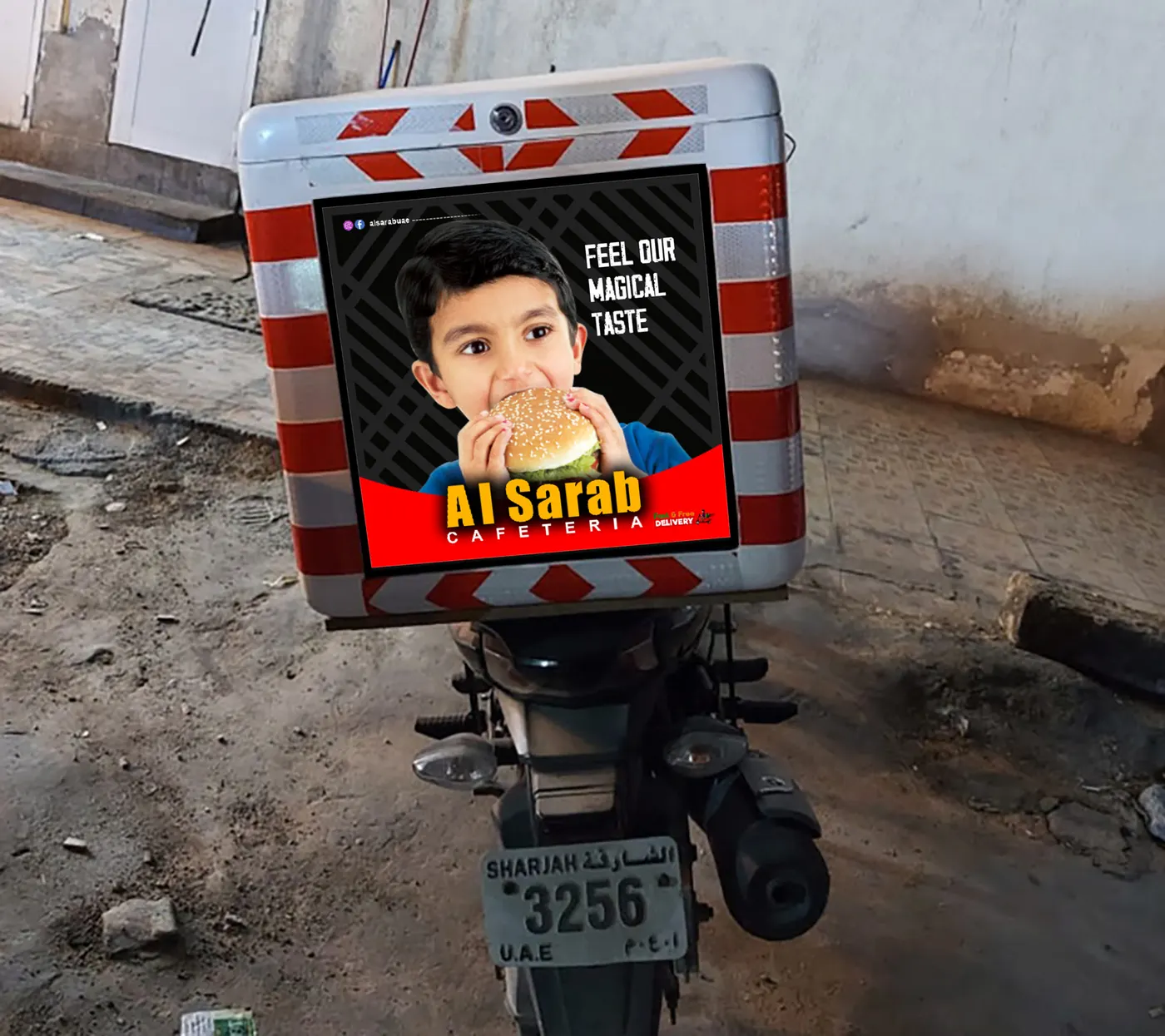 Bike graphic installation