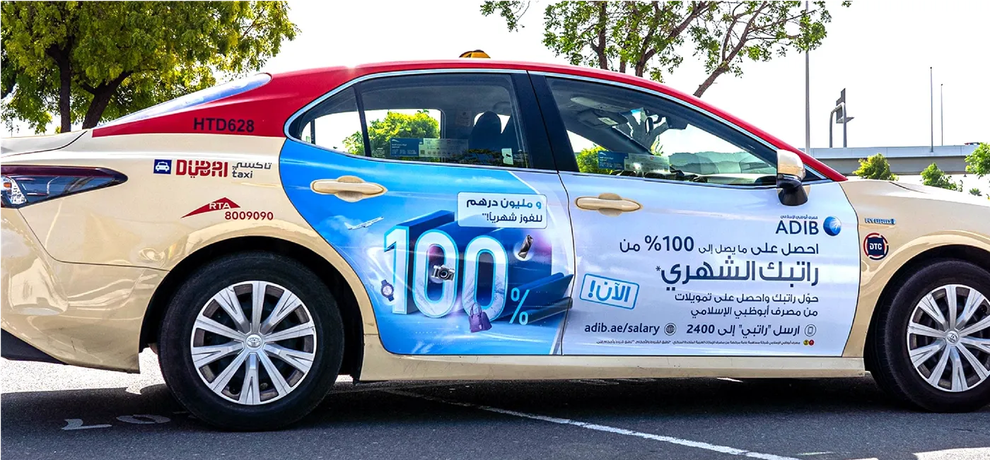 Dubai Taxi vehicle graphics