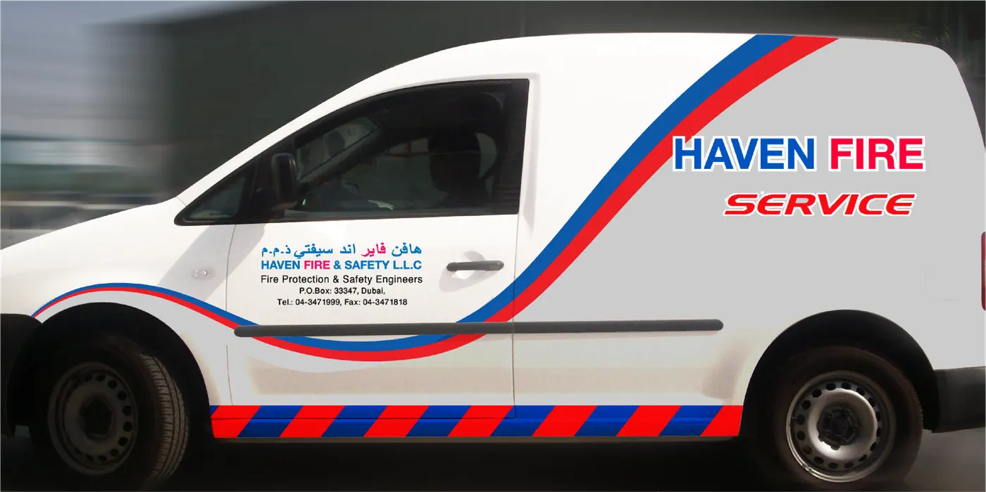 Haven Fire vehicle graphics branding